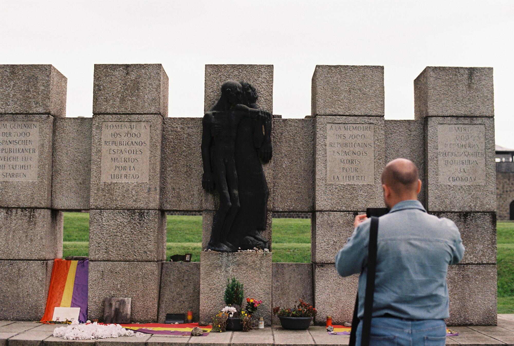 Monumento a los republicanos españoles en Mauthausen